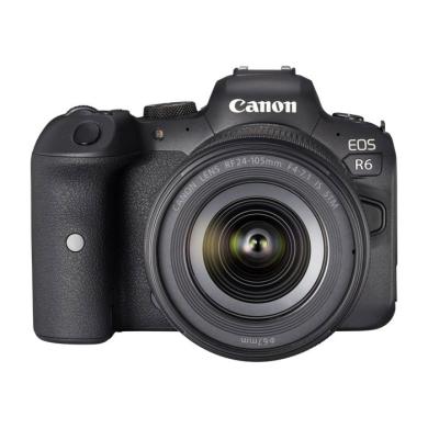 Canon EOS R6 avec objectif RF 24-105mm 1:4.0-7.1 IS STM (4082C023) noir - comme neuf